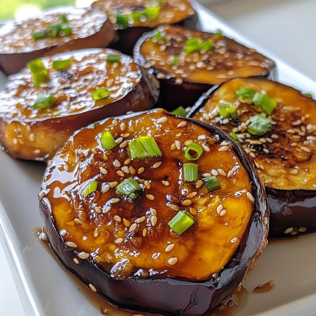 Schnelle Beilage Teriyaki Glazed Eggplant Rezept