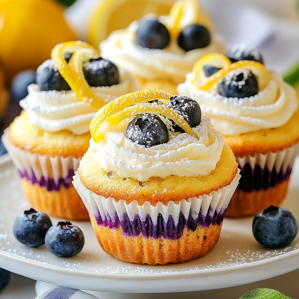 Blueberry Lemon Cheesecake Muffins Leckerer Genuss
