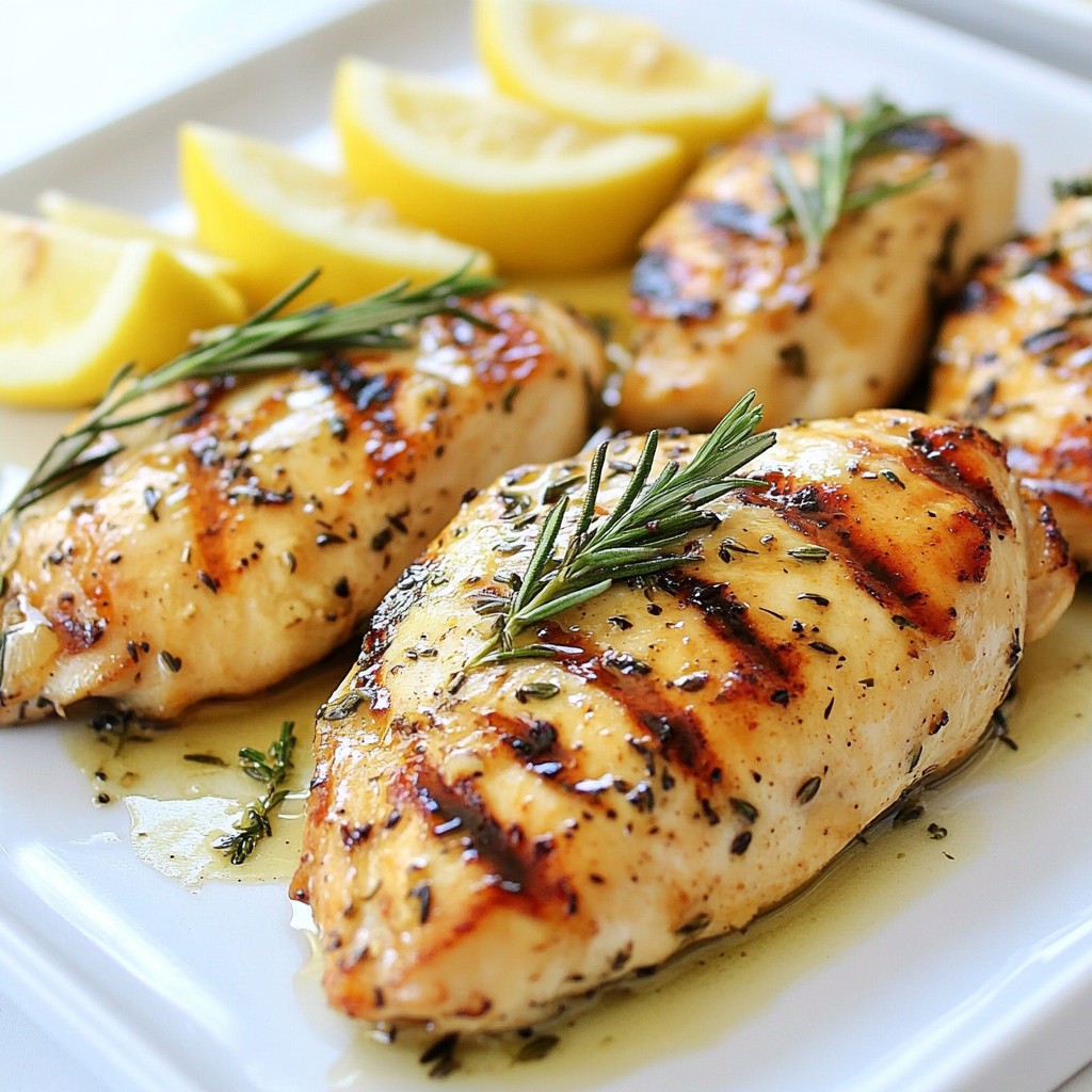 Lemon Herb Grilled Chicken Saftig und Aromatisch Grillen