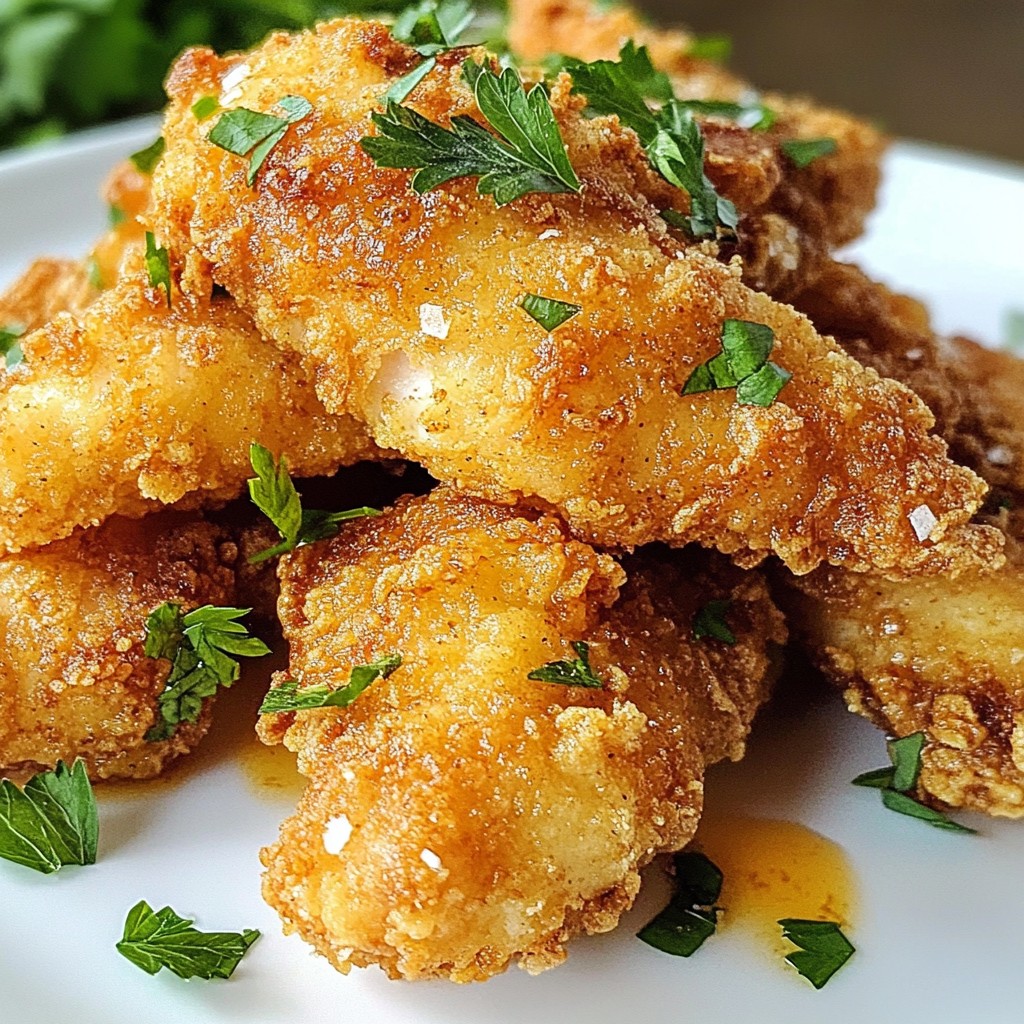 Buttermilk Fried Chicken Tenders Knusprig und Lecker
