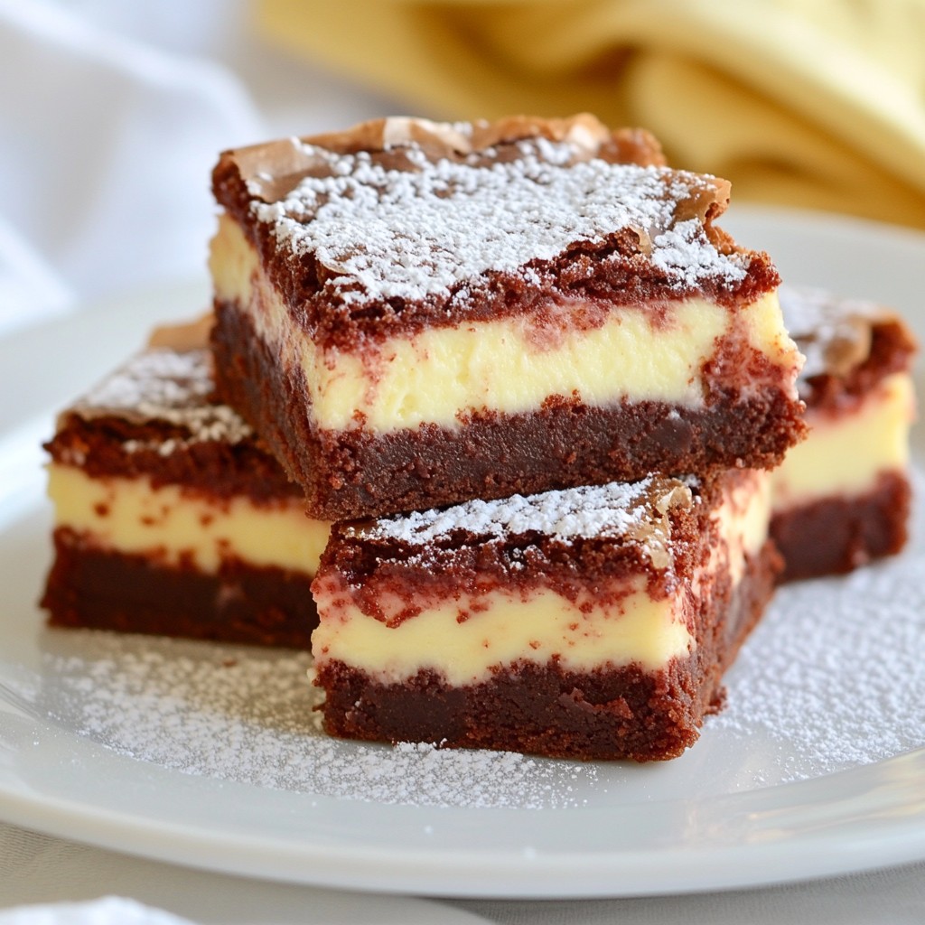 Red Velvet Cheesecake Brownies Fantastisches Rezept