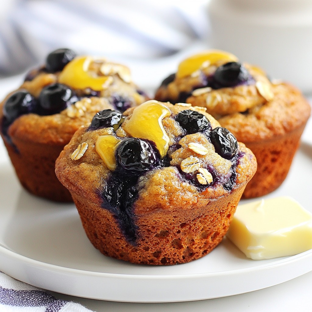 Blaubeer-Bananenbrot-Muffins für perfekten Genuss