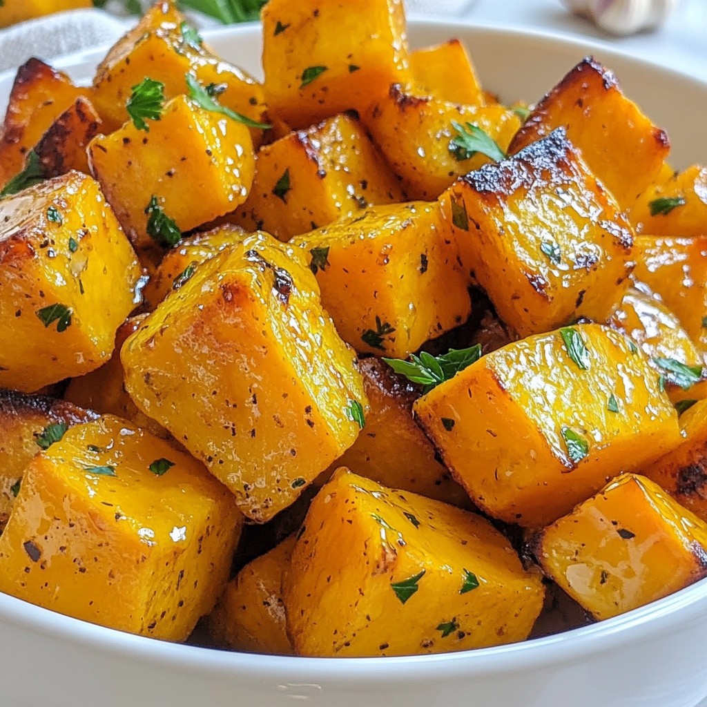 Honig Knoblauch Röst Süßkartoffeln Einfache Anleitung