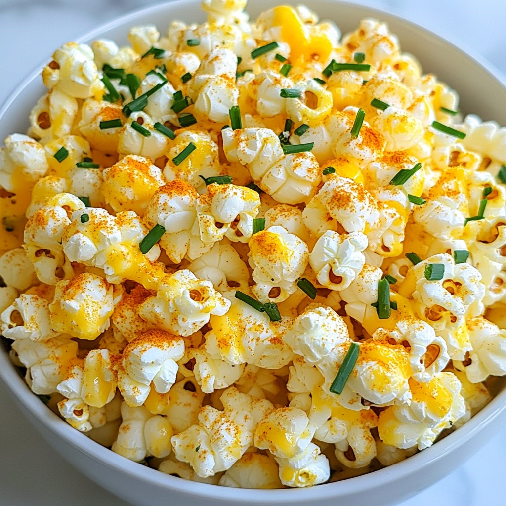 Effortless Cheesy Ranch Popcorn Einfaches Snackvergnügen