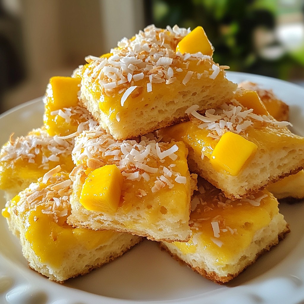 Mango Coconut Scones Köstlich und Einfach Zubereiten