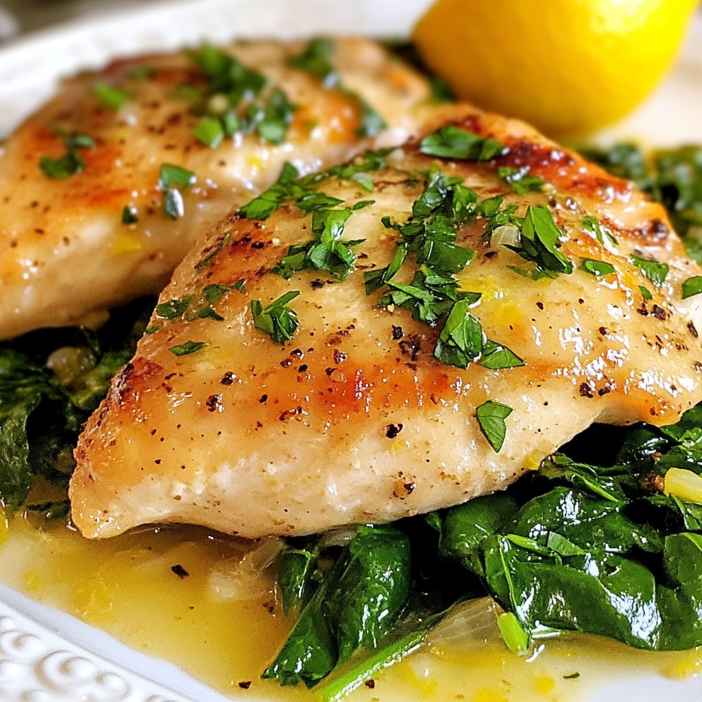Einfaches Lemon Garlic Chicken Skillet Rezept