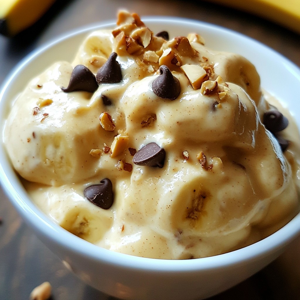 Peanut Butter Banana Nice Cream Schnelle und Leckereis