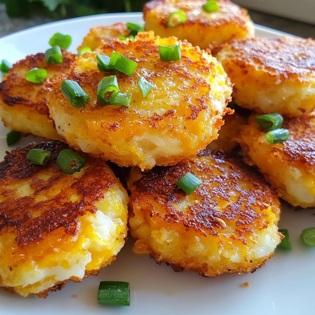 Knusprige einfache Beilage Ranch Kartoffelküchlein