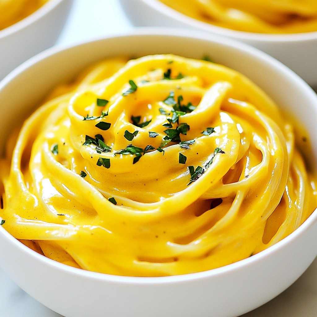 Vegan Pumpkin Alfredo Cremig und Einfach Kochen