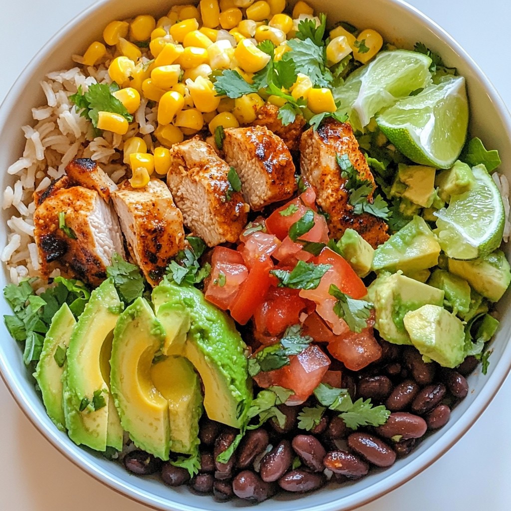 Chipotle Chicken Burrito Bowls Einfaches Rezept