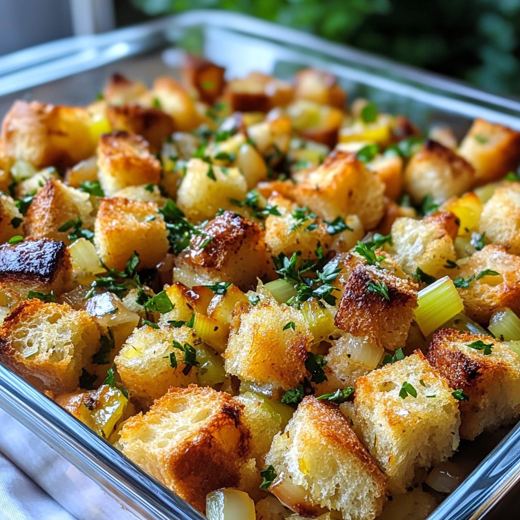Roasted Chestnut easy side dish Stuffing Rezept