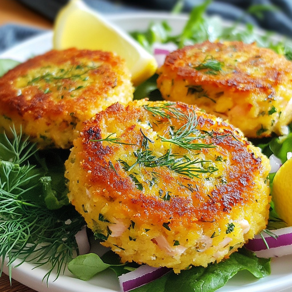 Lemon Dill Salmon Cakes Einfach und Voller Geschmack