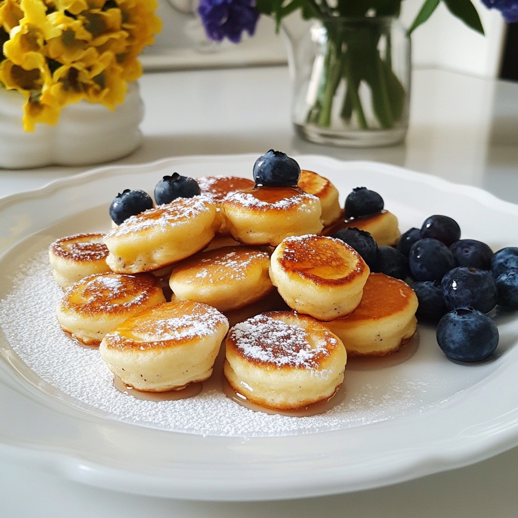 Blaubeer-Pfannkuchen-Bissen einfach und lecker zubereiten