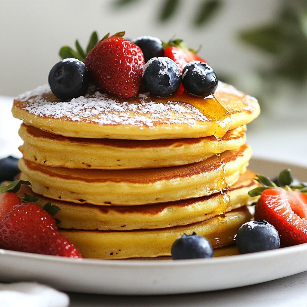 Lemon Ricotta Pancakes Einfach und Lecker Rezept