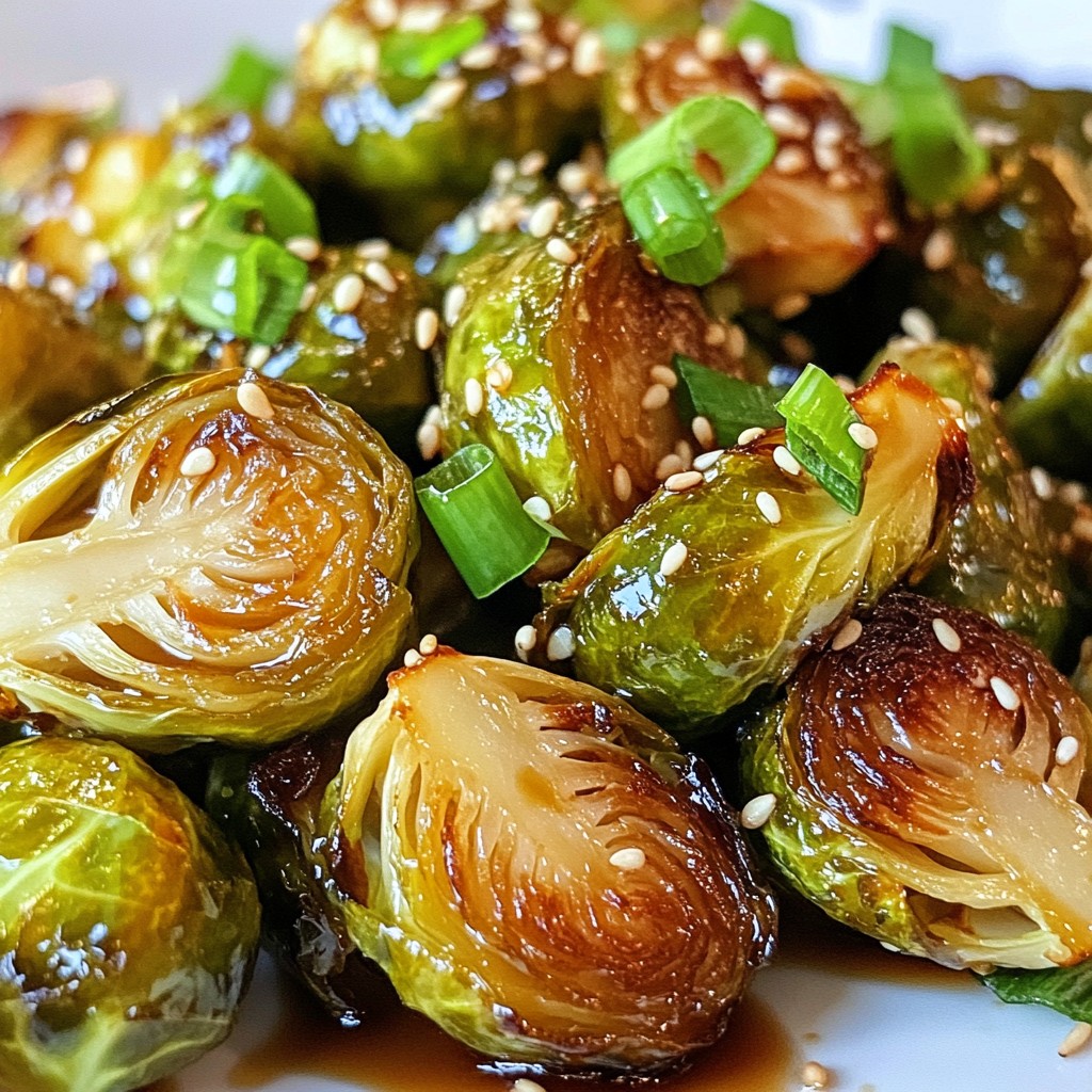 Maple Soy Brussels Sprouts Köstliche und Gesunde Beilage
