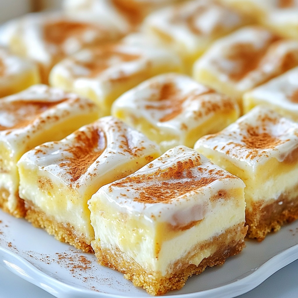 Zimt-Roll-Käsekuchen-Riegel Einfaches Rezept für Genuss