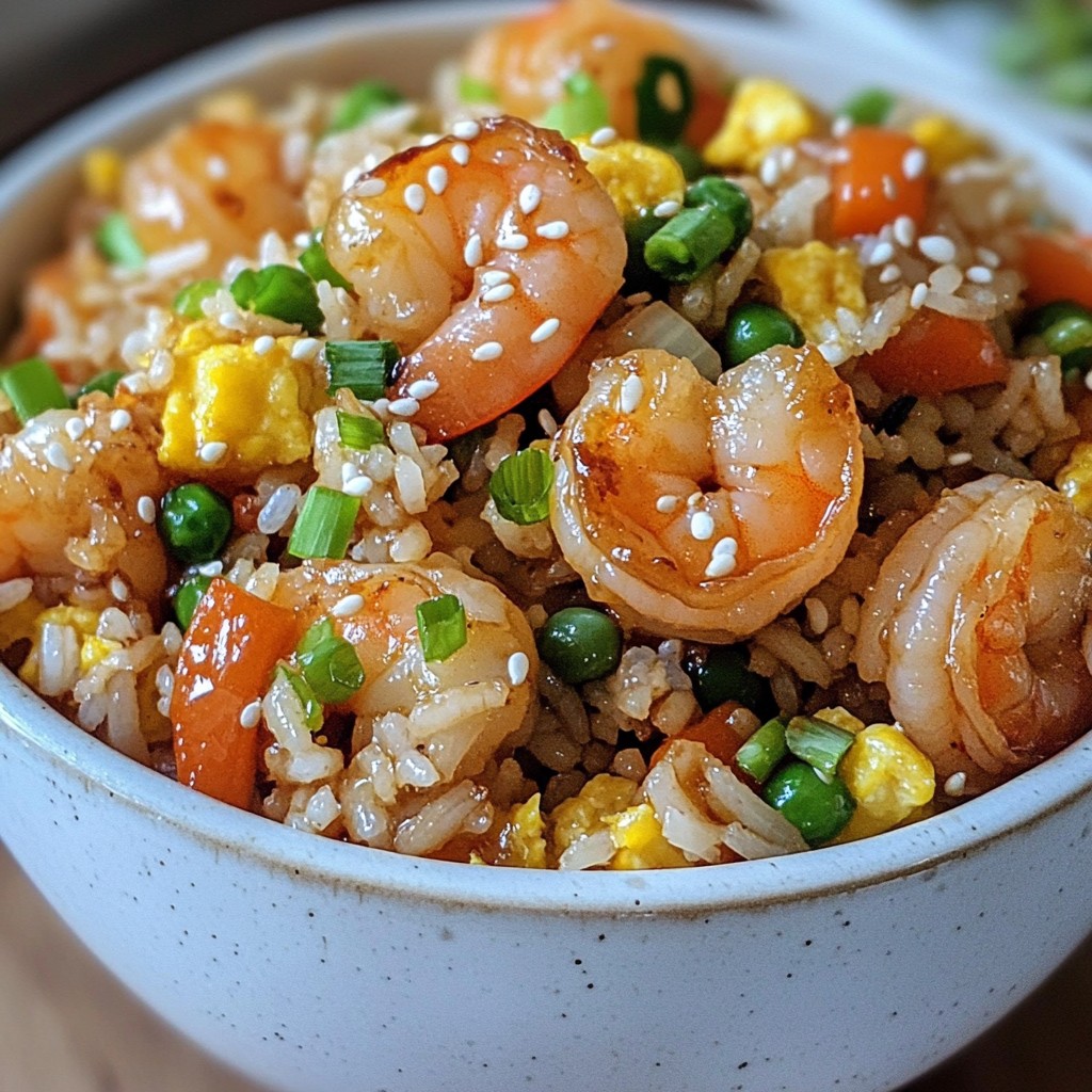 Honey Garlic Shrimp Fried Rice Schnelles Rezept