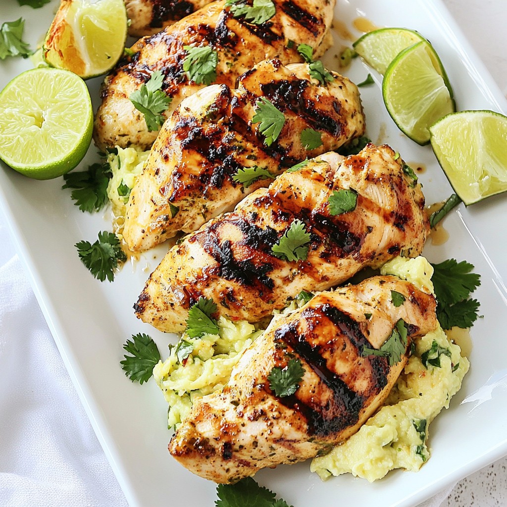 Avocado Cilantro Lime Chicken Einfach und Lecker