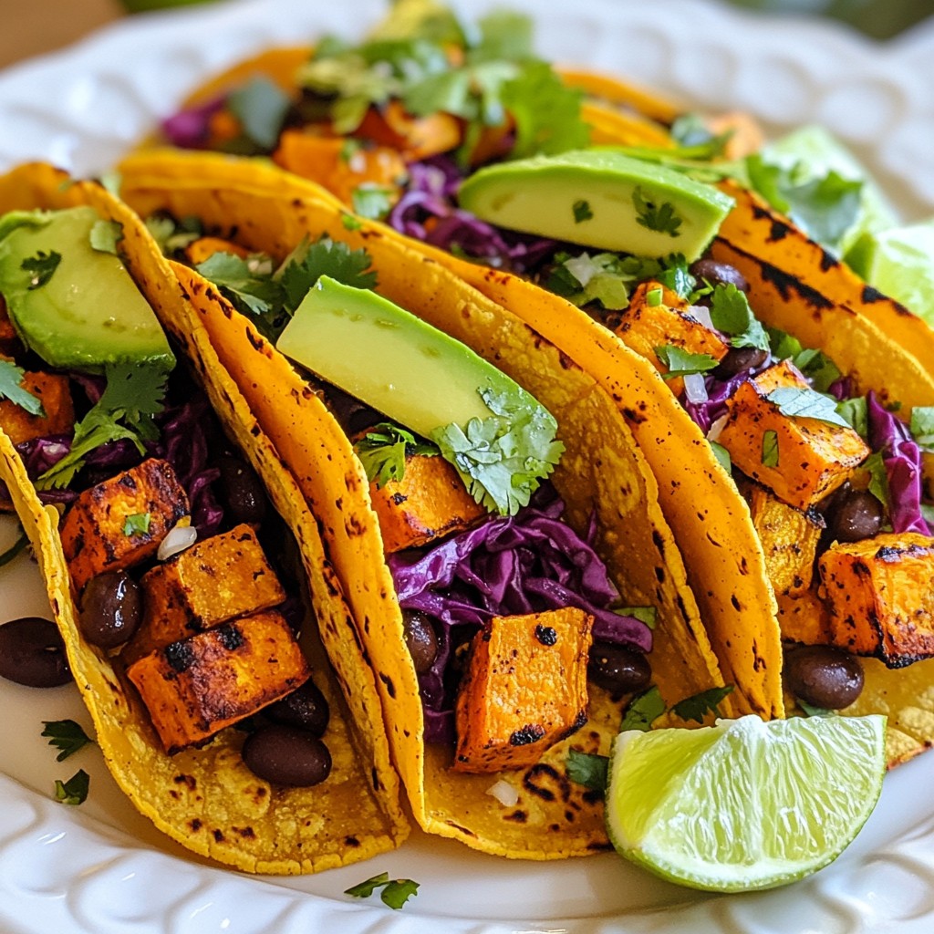 Chipotle Sweet Potato Tacos Köstlicher Genuss