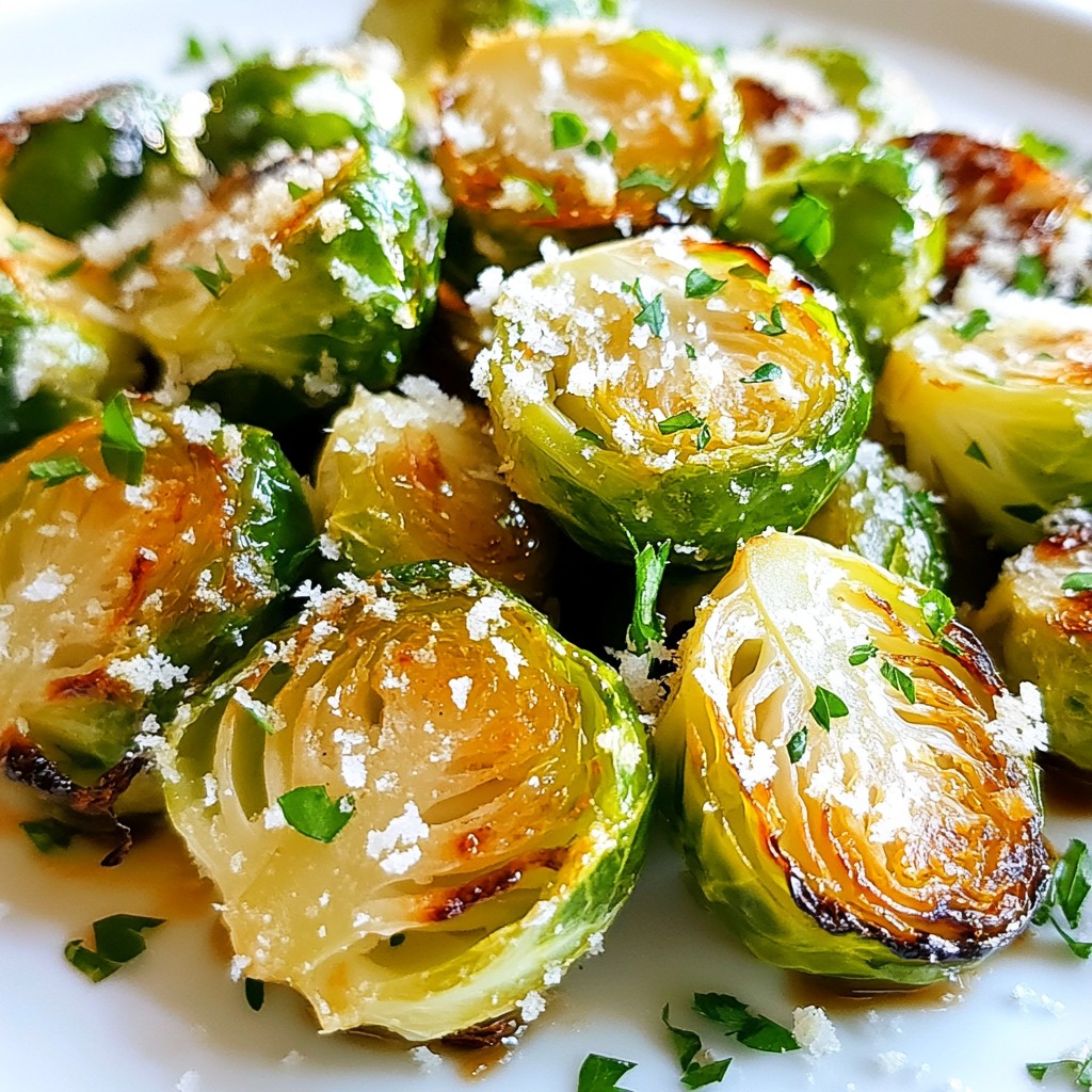 Knoblauch-Parmesan-Röst-Brüsselsprossen Genussvoll Zubereiten