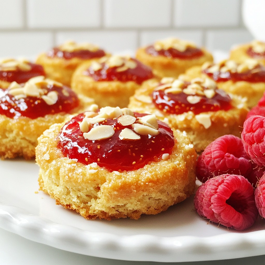 Mouthwatering Almond Raspberry Thumbprint Scones Rezept