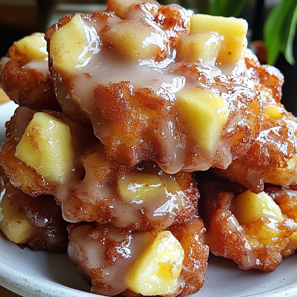 Maple Glazed Apple Fritters Köstliche Genussmomente