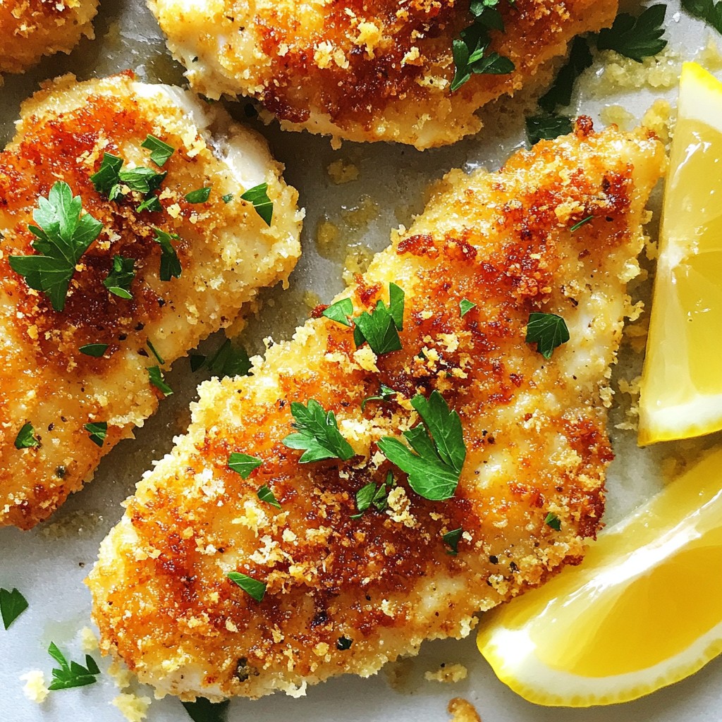 Parmesan Crusted Chicken Einfach und Lecker Zubereiten