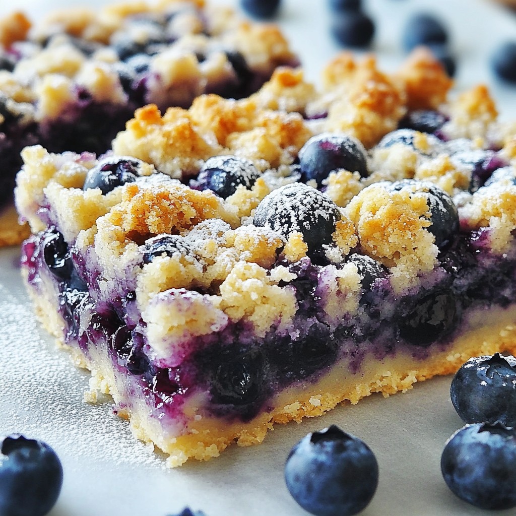 Blaubeer-Krümelriegel lecker und einfach zubereiten