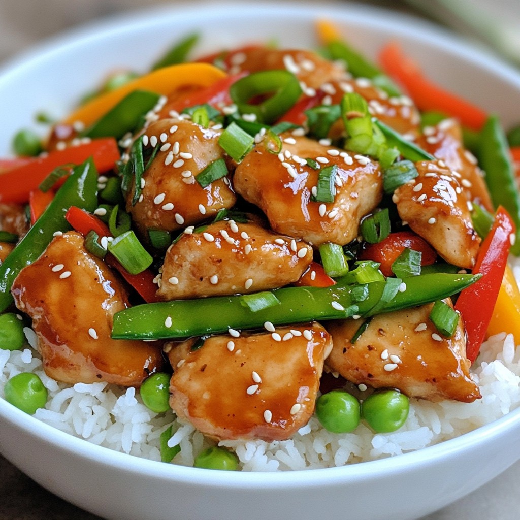 Weeknight Teriyaki Chicken Stir Fry Schnelle Mahlzeit