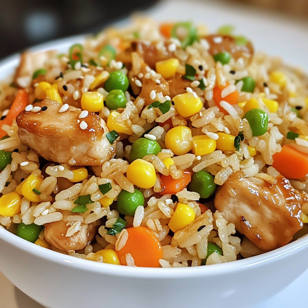 Leckeres Chicken Teriyaki Fried Rice einfach zubereiten