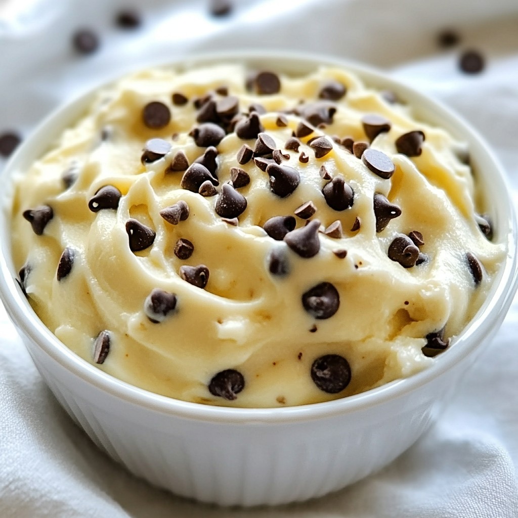 Schokoladenstückchen Keksteig Dip Einfach und Lecker