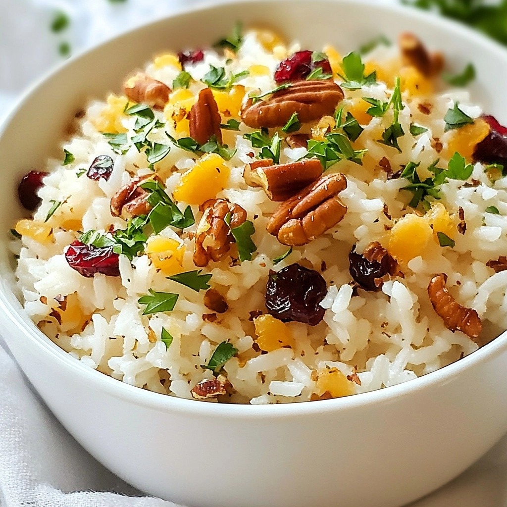 Festive easy side dish Roasted Chestnut Rice Rezept