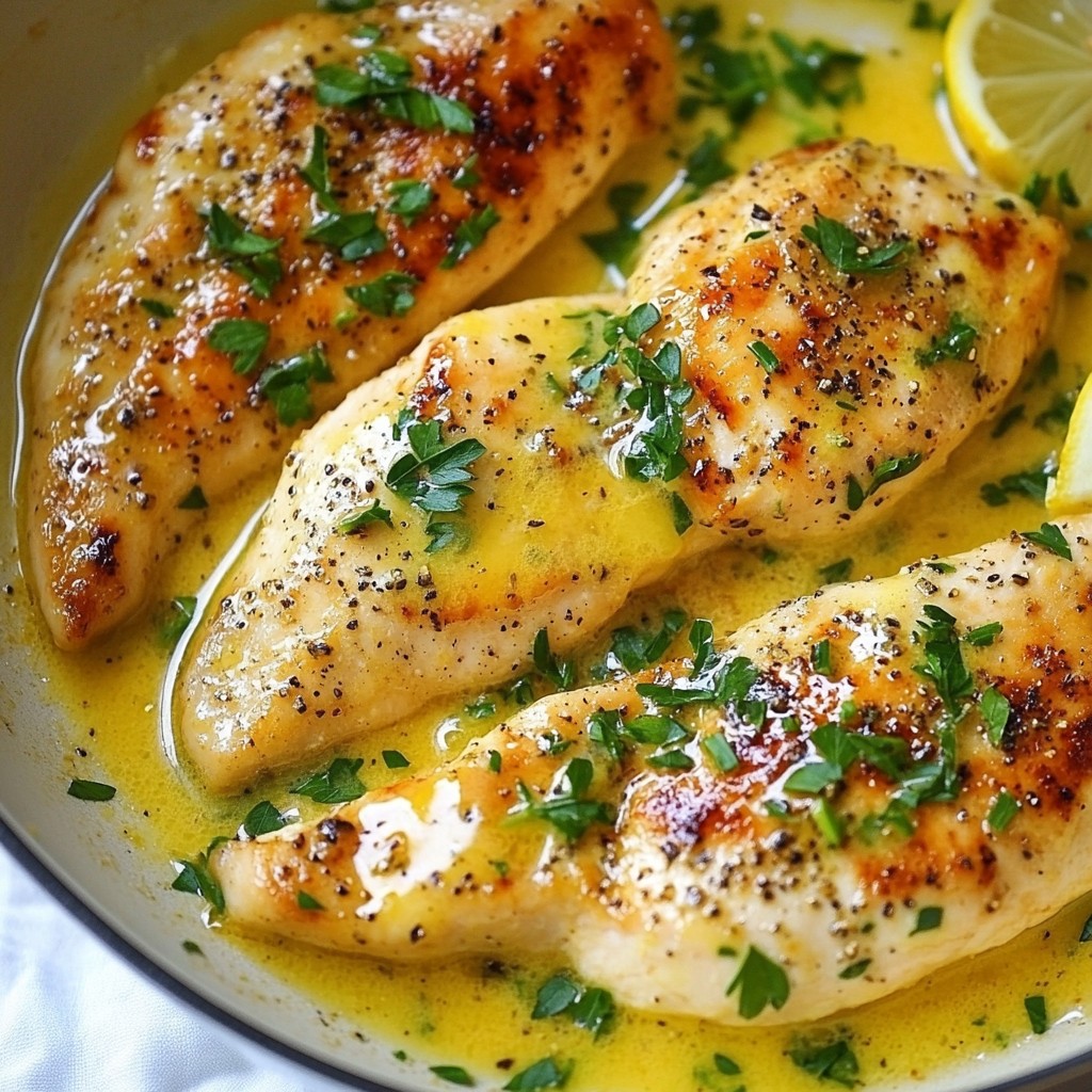 Effortless Creamy Lemon Herb Chicken Skillet Rezept