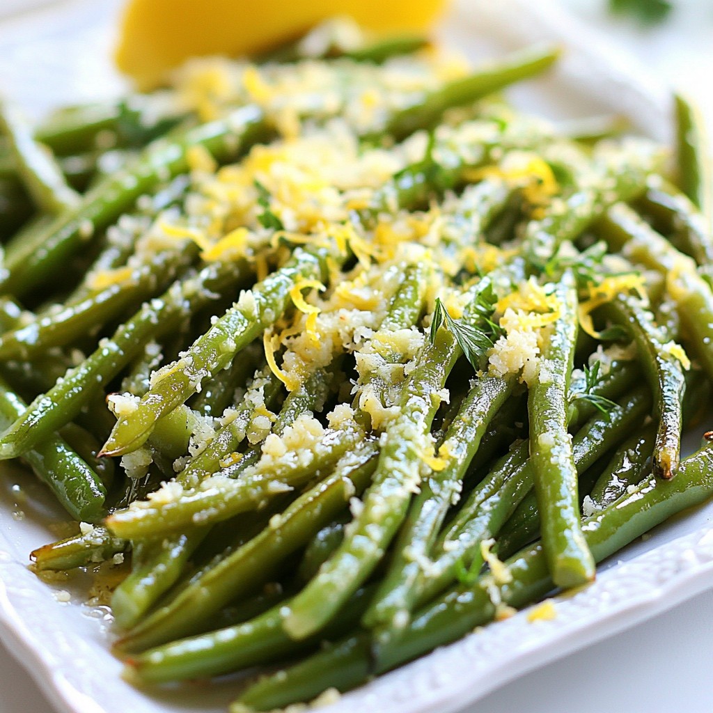Knoblauch-Parmesan-Grüne Bohnen Superleckeres Rezept