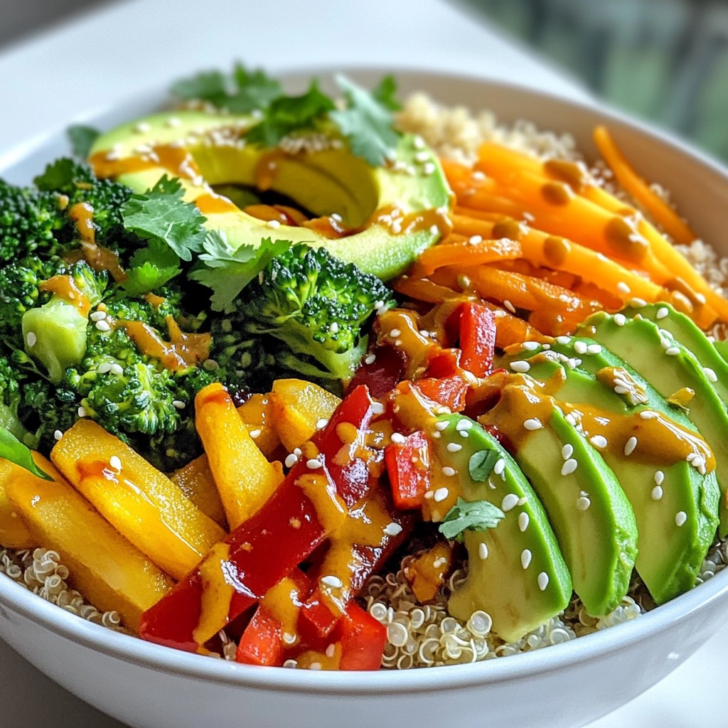 Teriyaki Veggie Buddha Bowl Kreativ und Nahrhaft