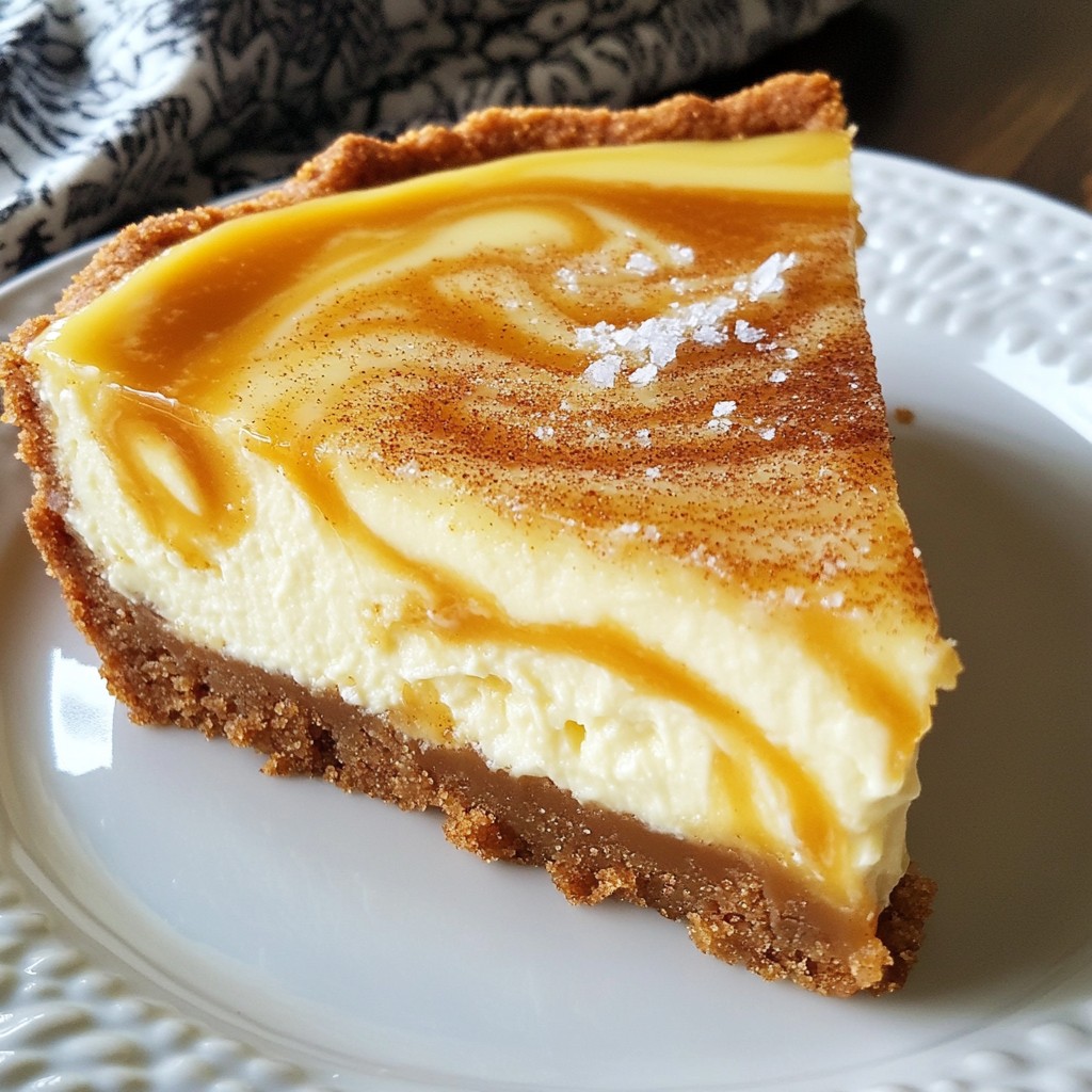 Karamell Snickerdoodle Cheesecake Einfach und Lecker