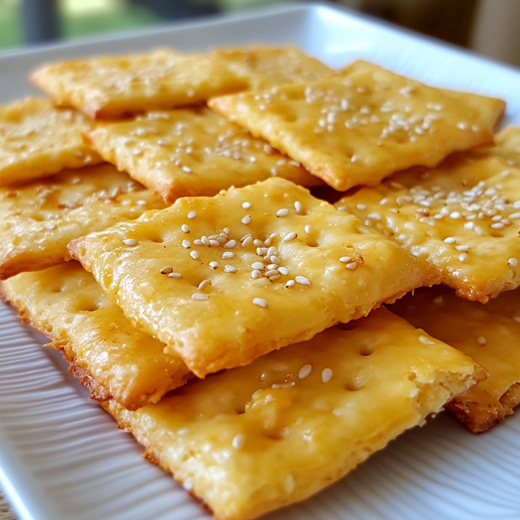 Effortless Cheddar Cheese Crackers in wenigen Schritten
