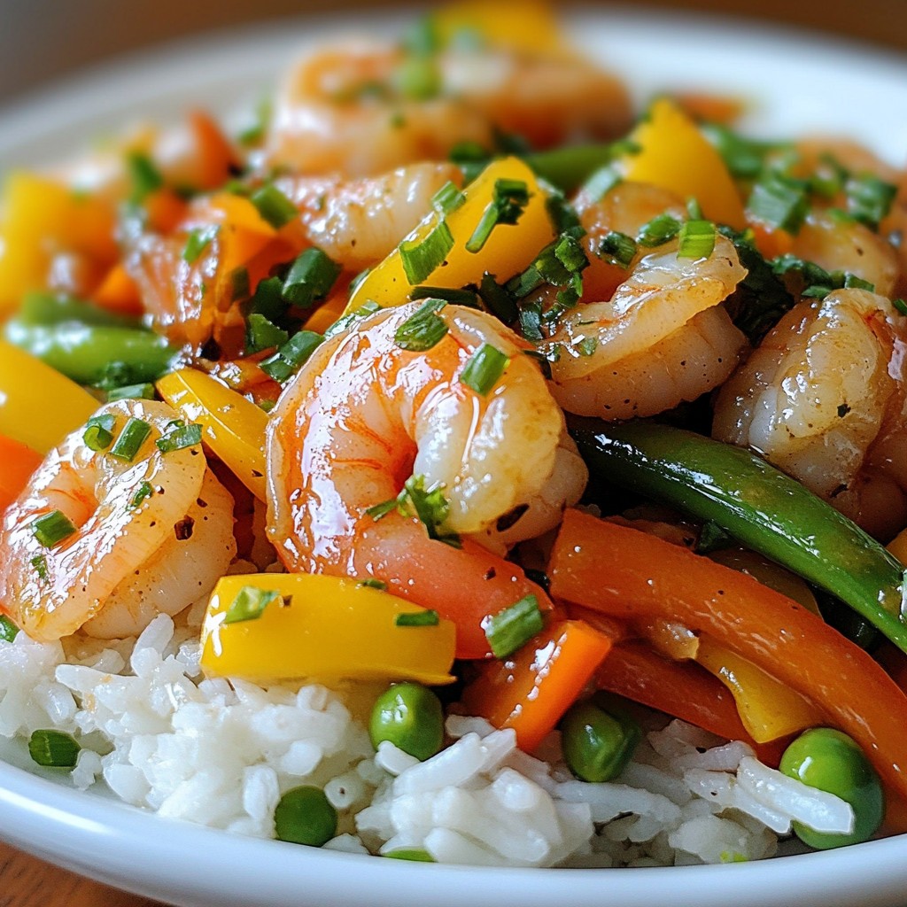 Wochentags Knoblauch Garnelen Pfannengericht Rezept