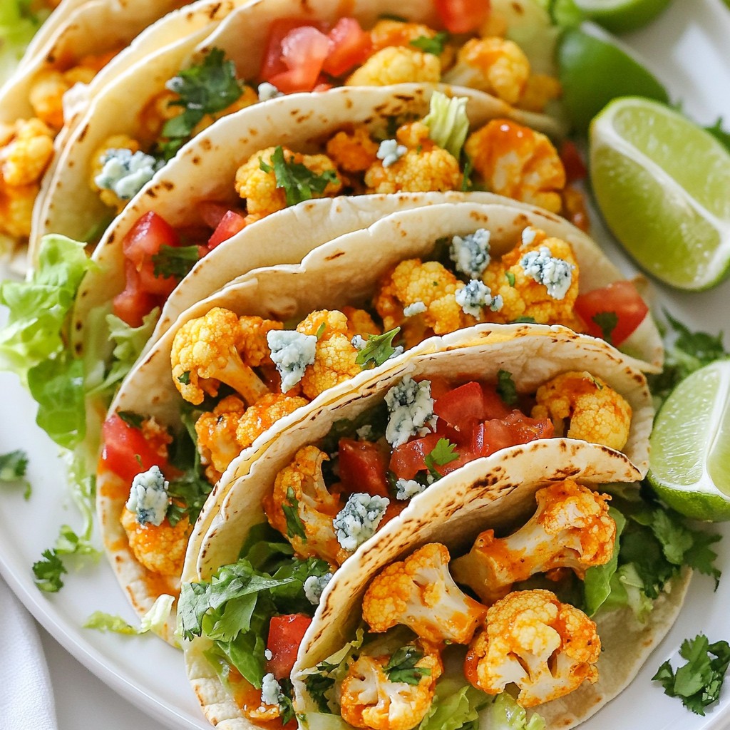 Spicy Buffalo Cauliflower Tacos für jeden Anlass