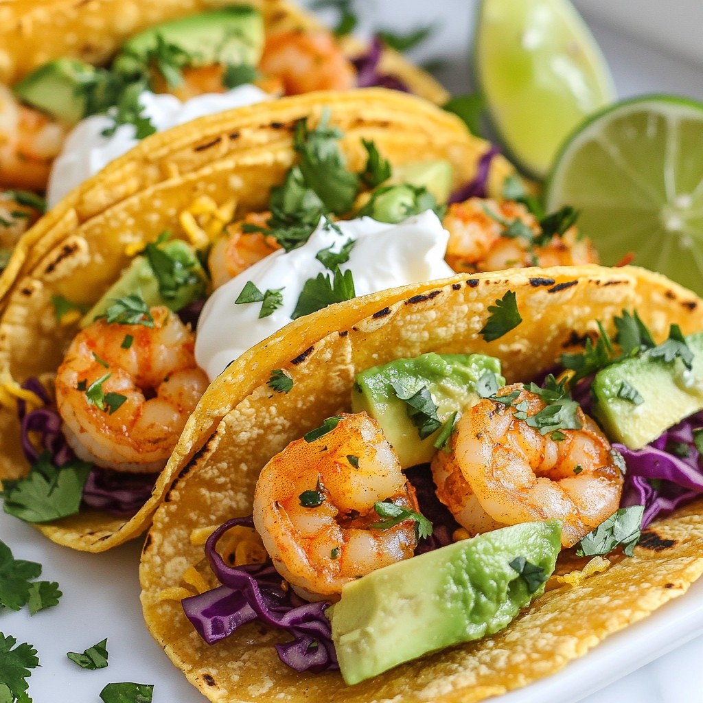 Spicy Chipotle Shrimp Tacos Schneller Genuss