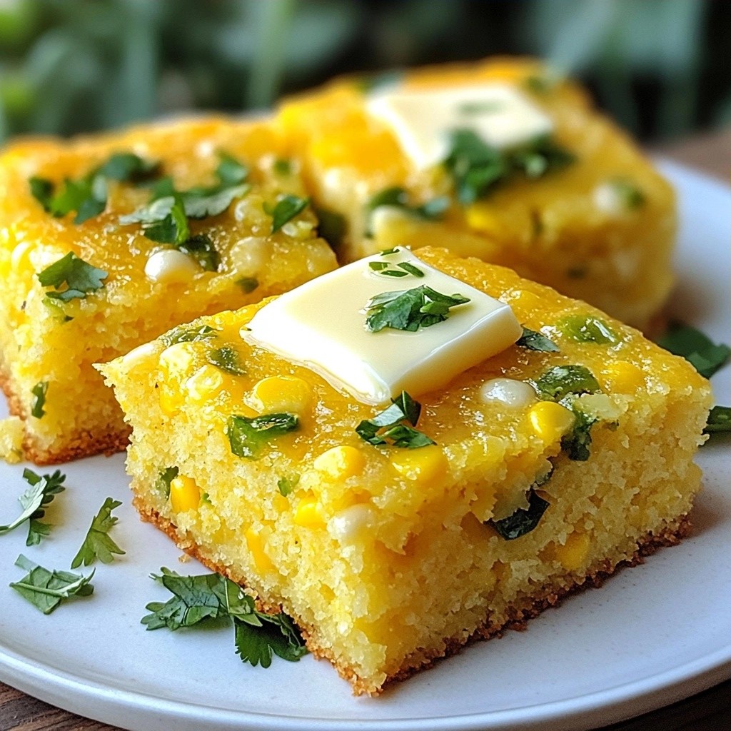 Spicy quick side dish Grilled Jalapeño Cornbread Rezept