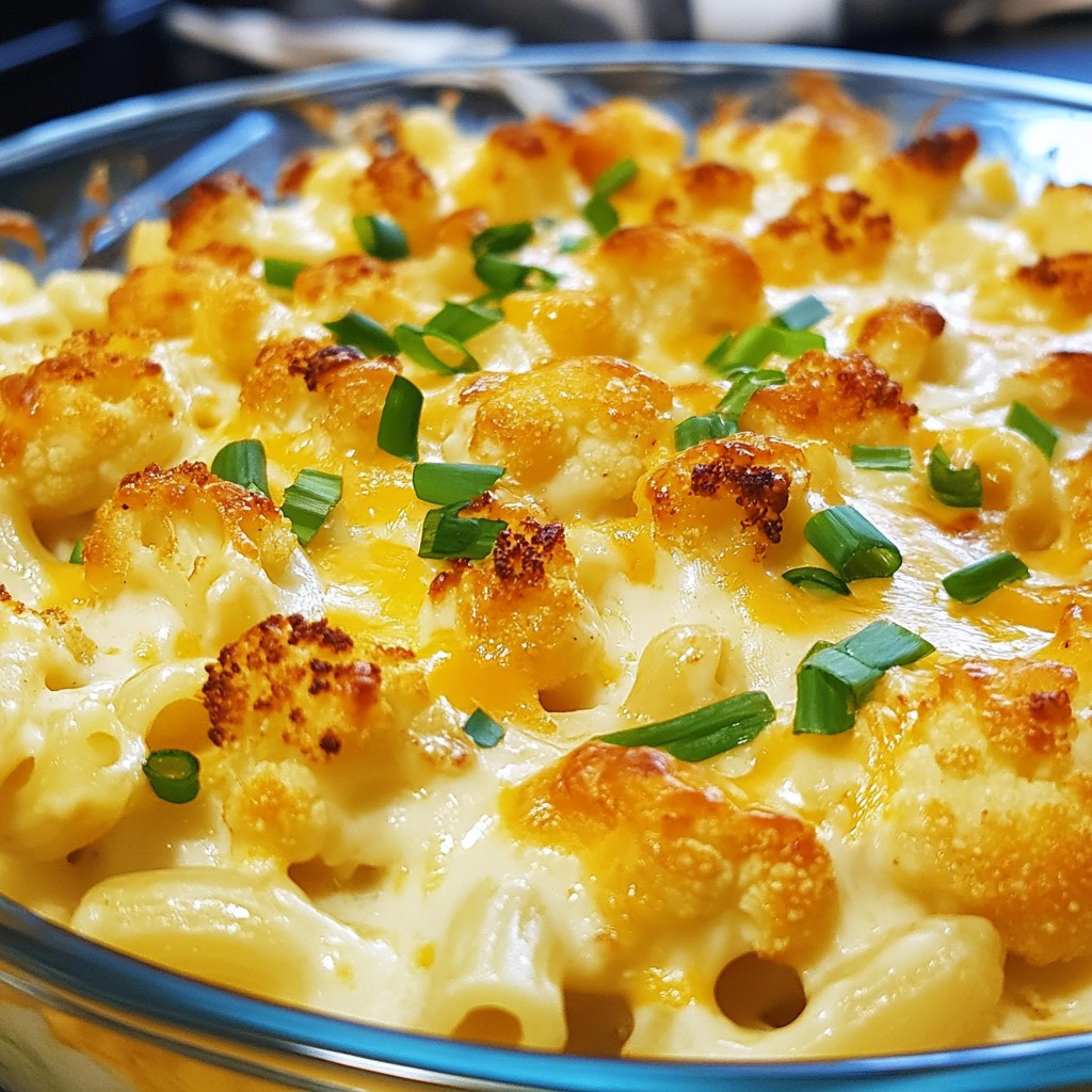 Buffalo Cauliflower Mac and Cheese Cremige Gaumenfreude