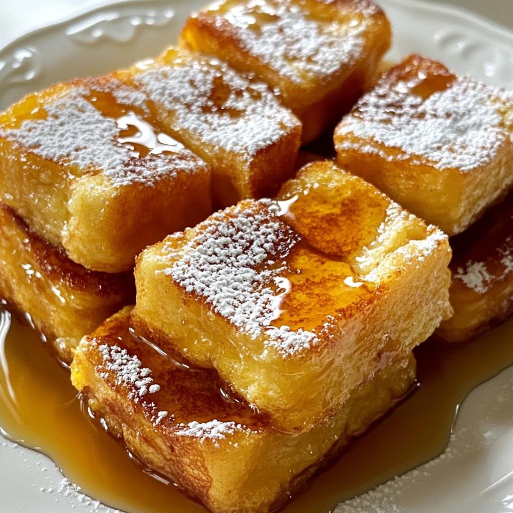 Maple Cinnamon French Toast Sticks Exquisite Genuss