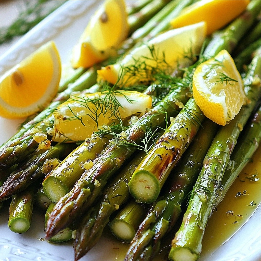 Schnelle Beilage Lemon Dill Spargelspitzen Rezept