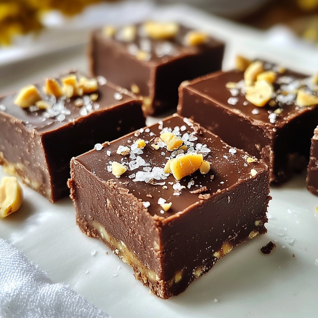 Almond Butter Chocolate Fudge Einfaches Rezept