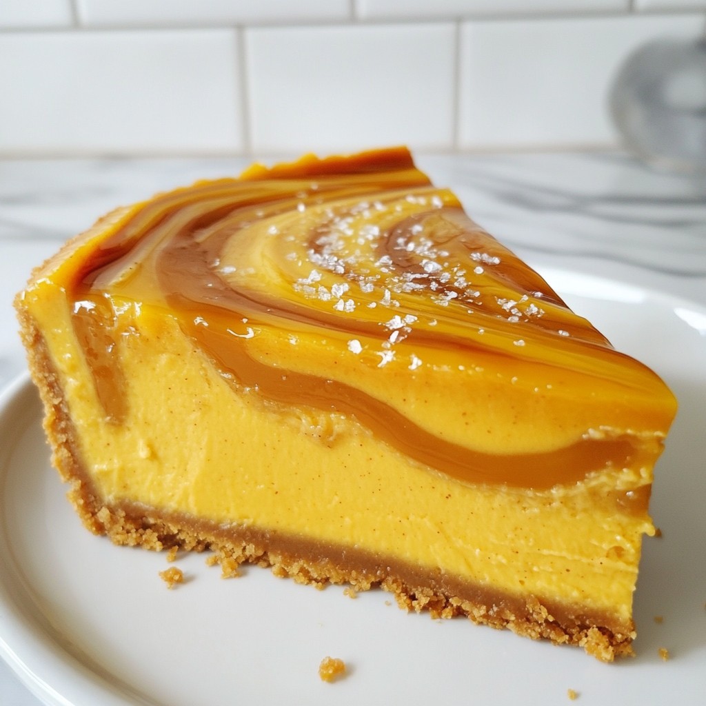 Salted Caramel Pumpkin Cheesecake Einfaches Rezept