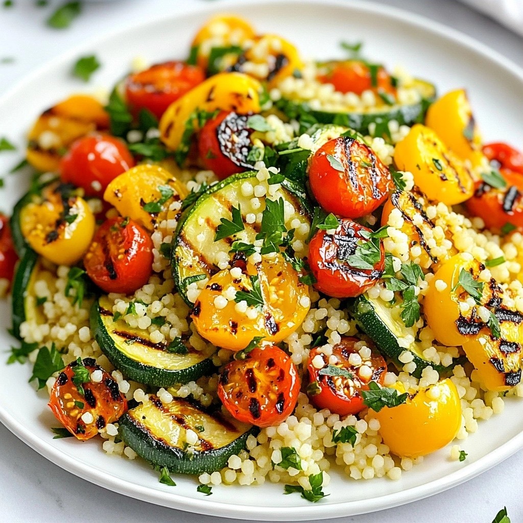 Savory quick side dish Grilled Vegetable Couscous Rezept