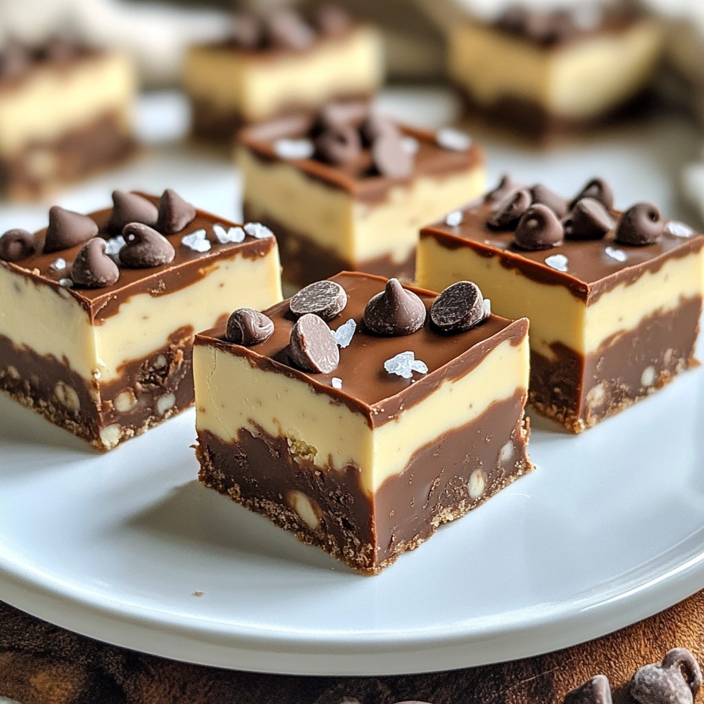 Chocolate Chip Cookie Dough Fudge Einfach und Lecker