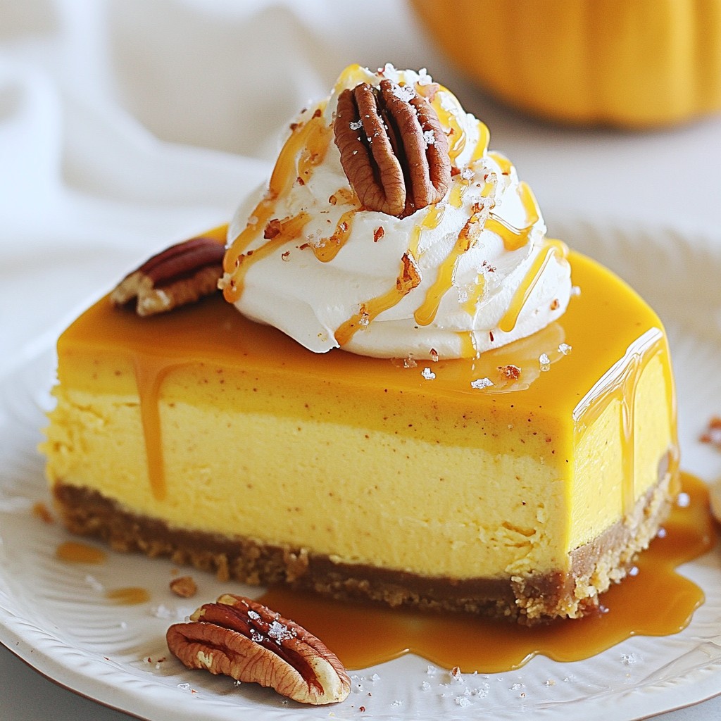 Salted Caramel Pumpkin Cheesecake Traumhafte Leckerei