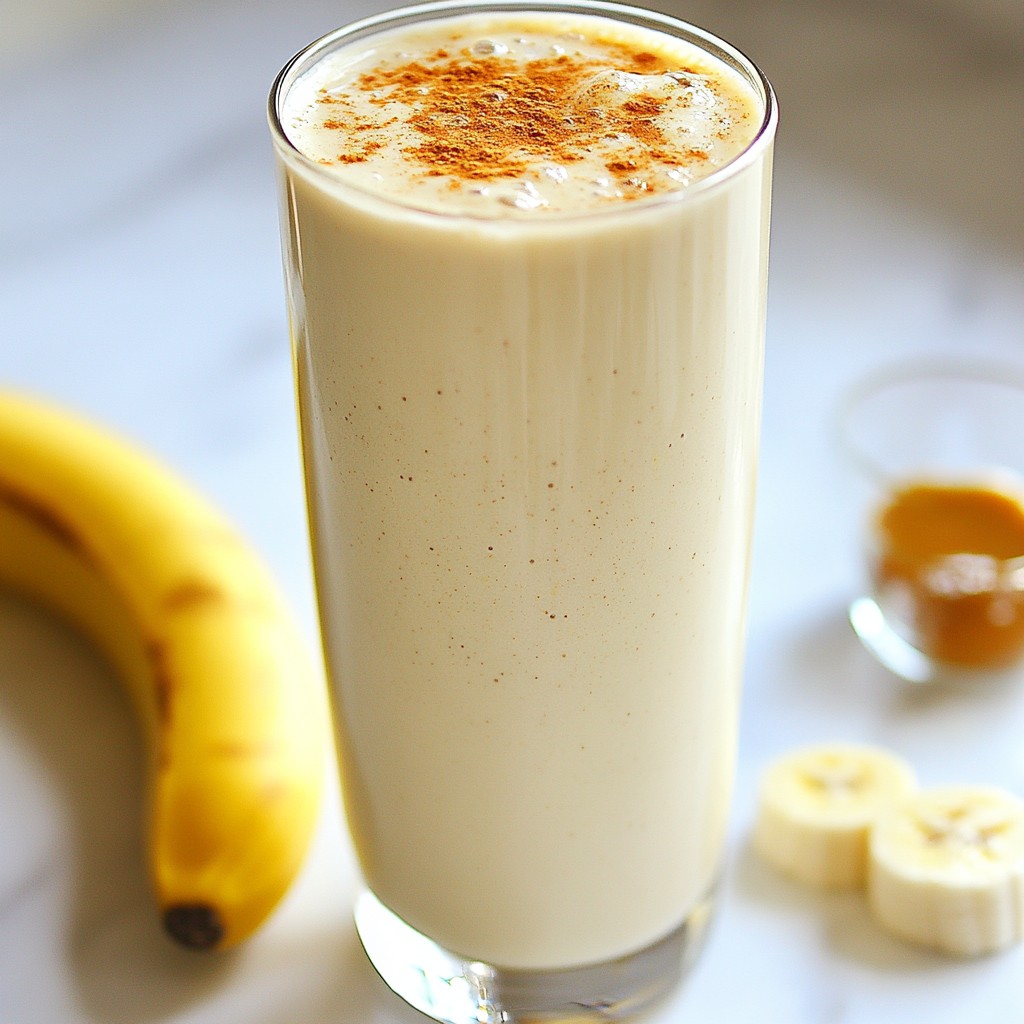 Vanilla Cinnamon Protein Smoothie Nährstoffreich und Lecker
